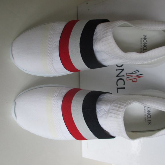 MONCLER GIROFLEE WOMENS SOCK SNEAKER SIZE 38 100% AUTHENTIC NWT - Picture 1 of 5